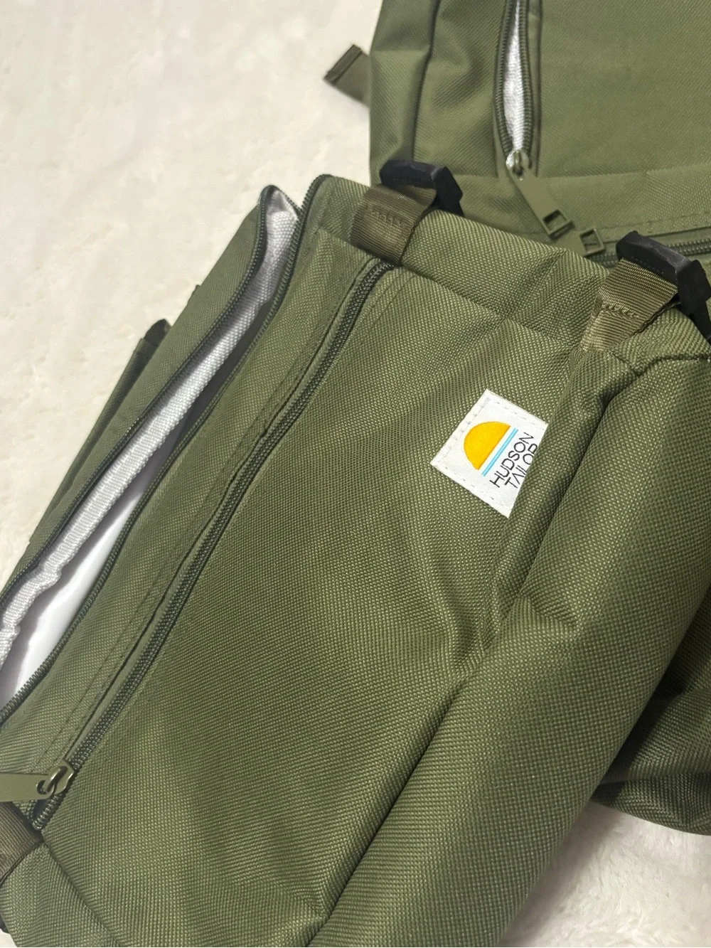 Hudson Taylor Olive Backpack with Matching Waist Pack